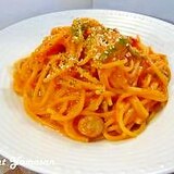 水を使わない”クリーミーなトマトソースパスタ”